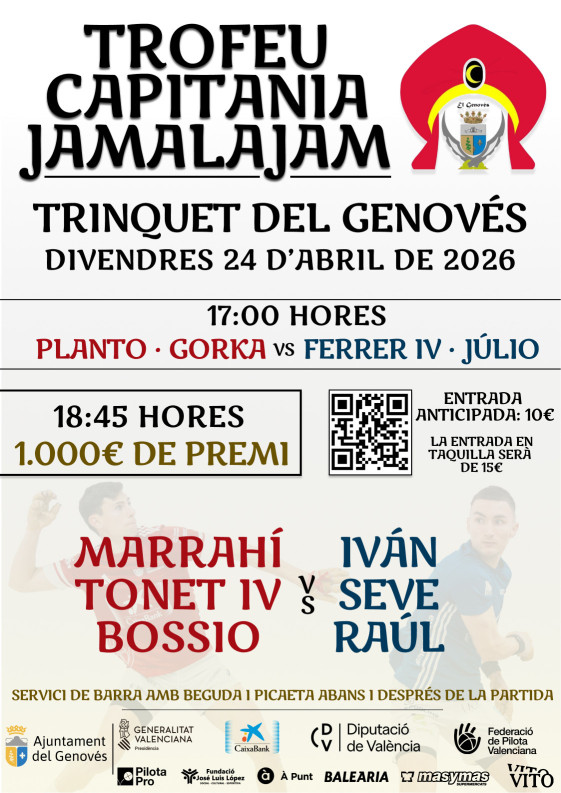 Partida Capitania Jamalajam...